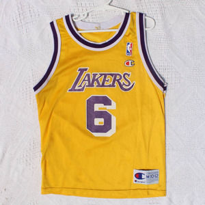 Vintage Champion Eddie Jones LA Lakers jersey Youth Medium 10-12